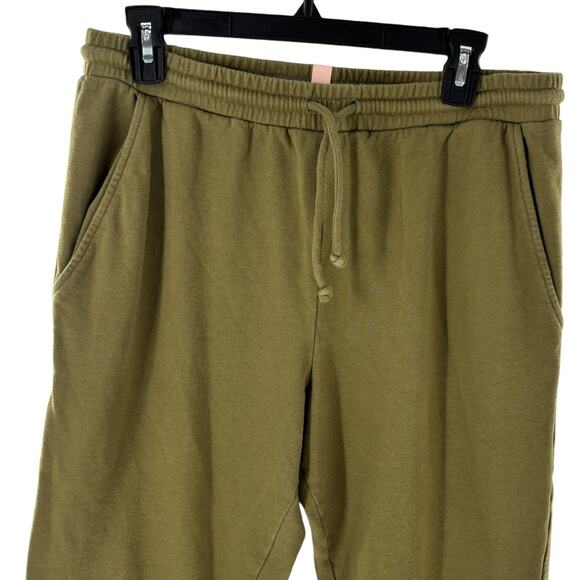 ThirdLove Olive Green Cotton Weekend Terry Jogger Sweatpants - Picture 5 of 12